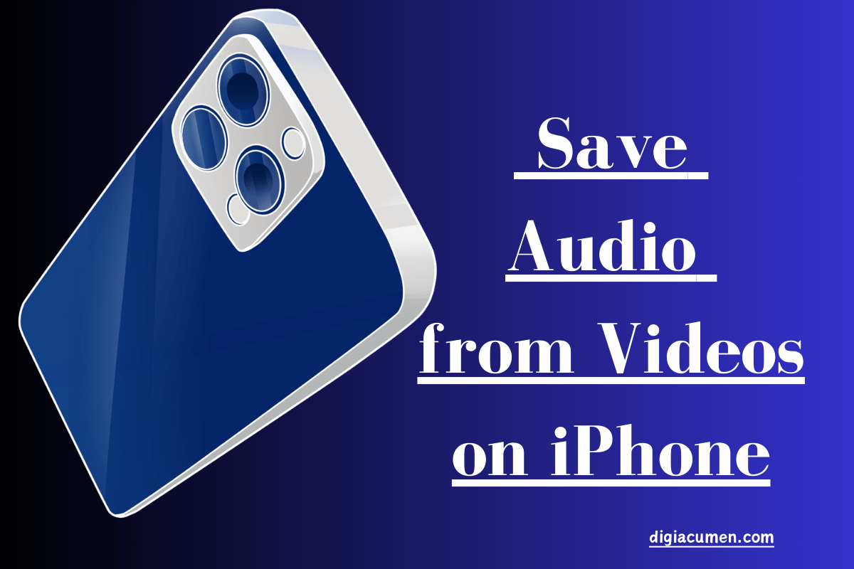 How to Quickly and Easily Save Audio from Videos on iPhone?